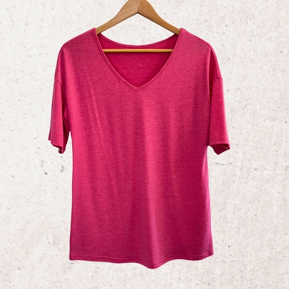 Pink Relaxed Short Sleeve T-Shirt - Picture 1 of 3